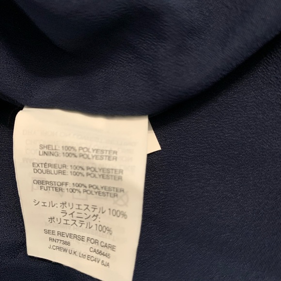 J.Crew Mercantile navy dress with a white print - Picture 2 of 4